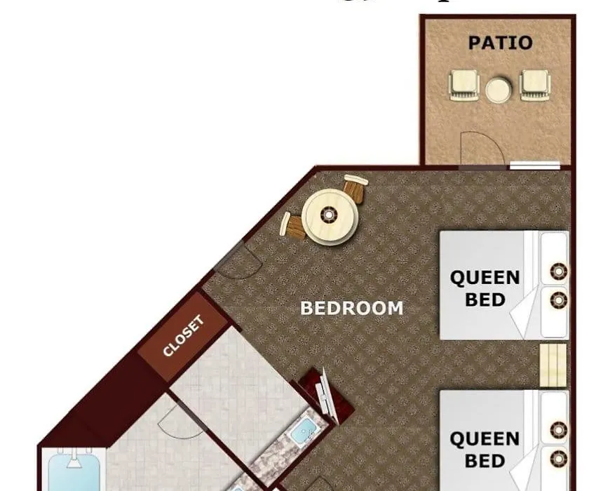Disney'S Key West Resort Studio Room Sleeps 4-1